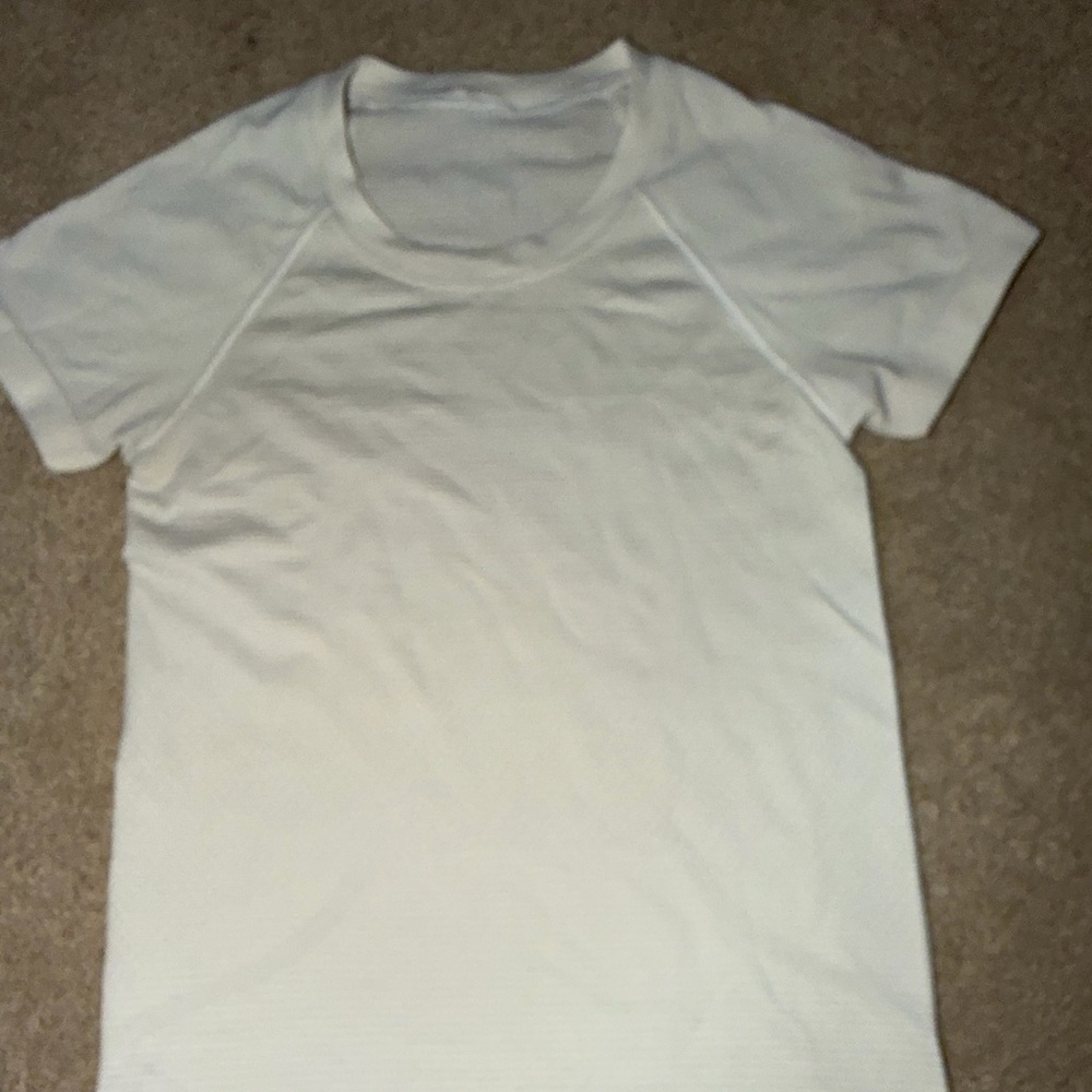 Lululemon S/S Swiftly Tech Tank Top Tee White Size 2